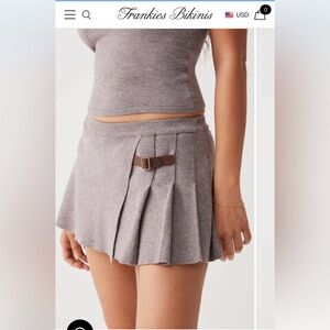 Frankie’s bikinis knit mini skirt - S